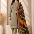 Bin Saeed Luxury Lawn 3Pc Suit Vol-3D4