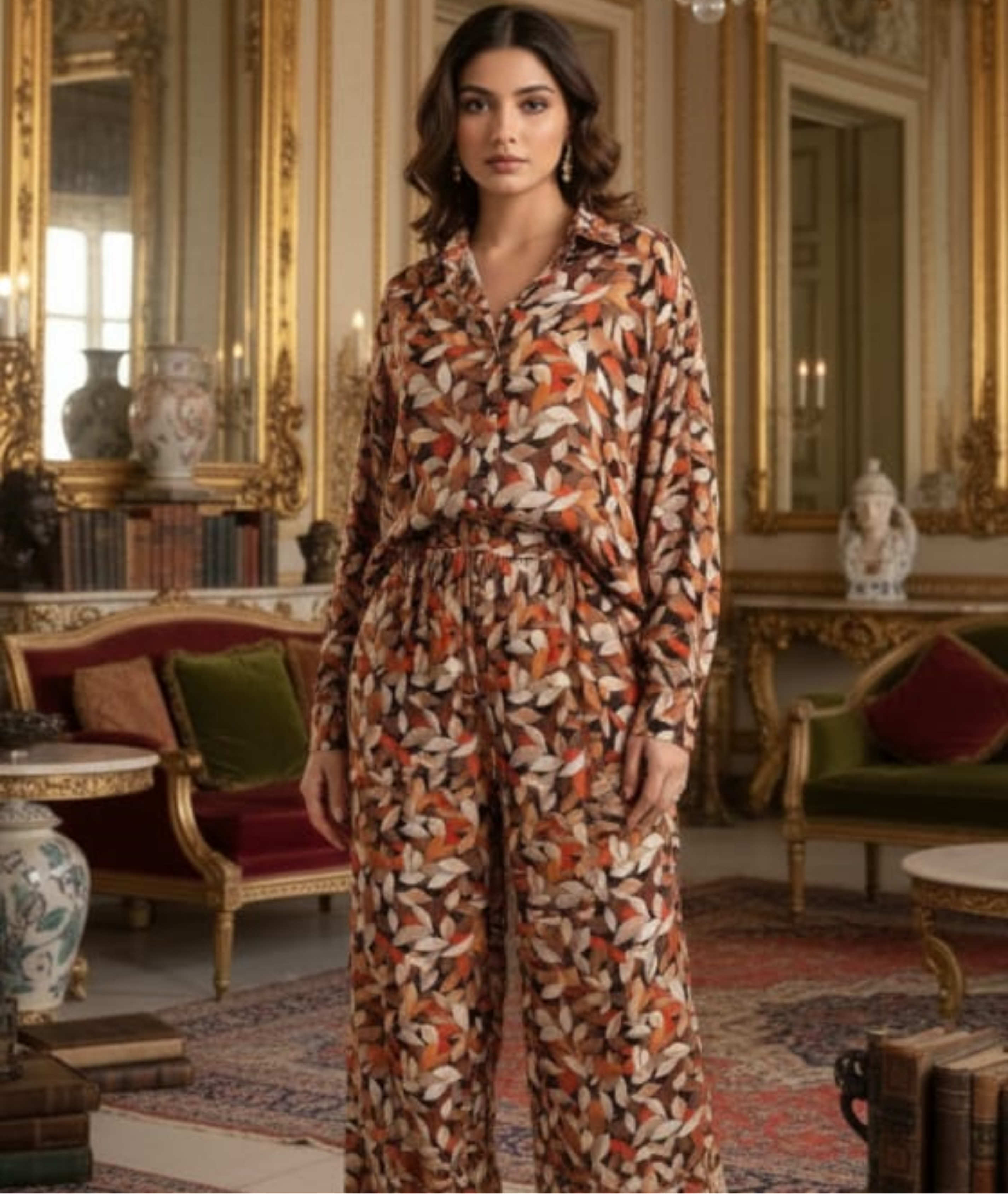 Sabeen Printed Allover Khaddar 2pc D05