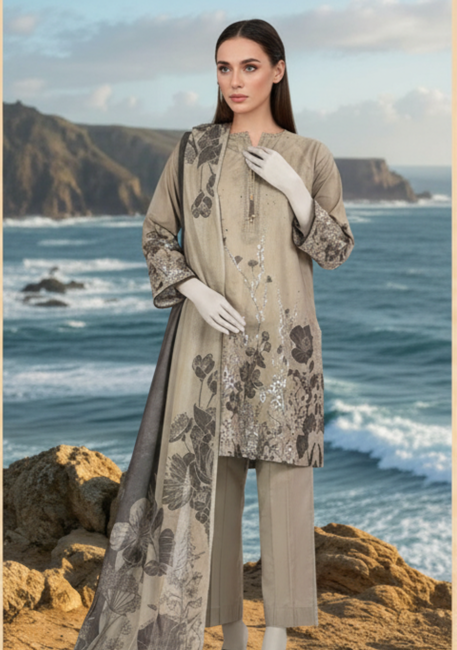 MTJ Premium Printed Lawn 3pc Vol-5 D4