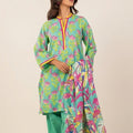 Alkaram Printed Luxury Lawn Shirt & DupattaD7