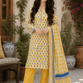 Alkaram Luxury Lawn 3Pc Suit Vol-3 D4