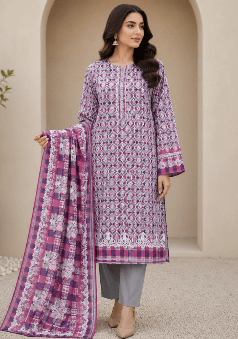 Nishat Luxury Printed Lawn 3pc Vol.4.D7