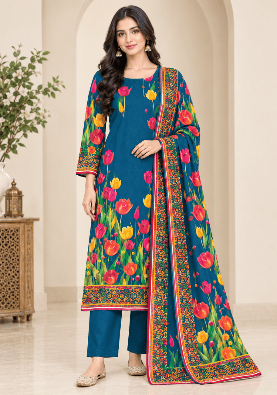 Sabeen Printed Cotton 3PC-V2-D4