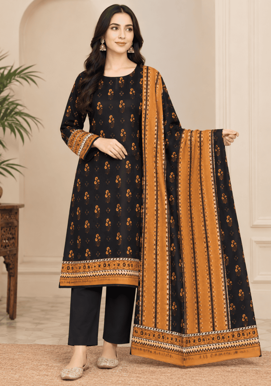 Zellbury Premium Digital Printed Lawn 3Pc-Vol-6-D1