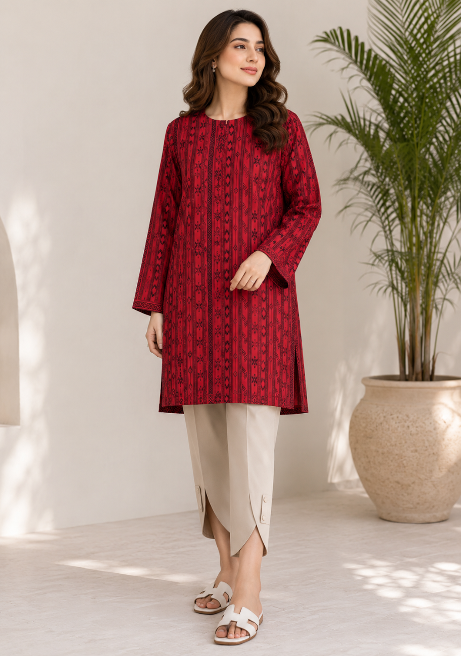 Alkaram Premium Printed Lawn Shirt D11