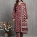 Bin Saeed Luxury Lawn 3Pc Suit Vol-2D7
