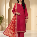 Bin Saeed Luxury Lawn 3Pc Suit Vol-2D24