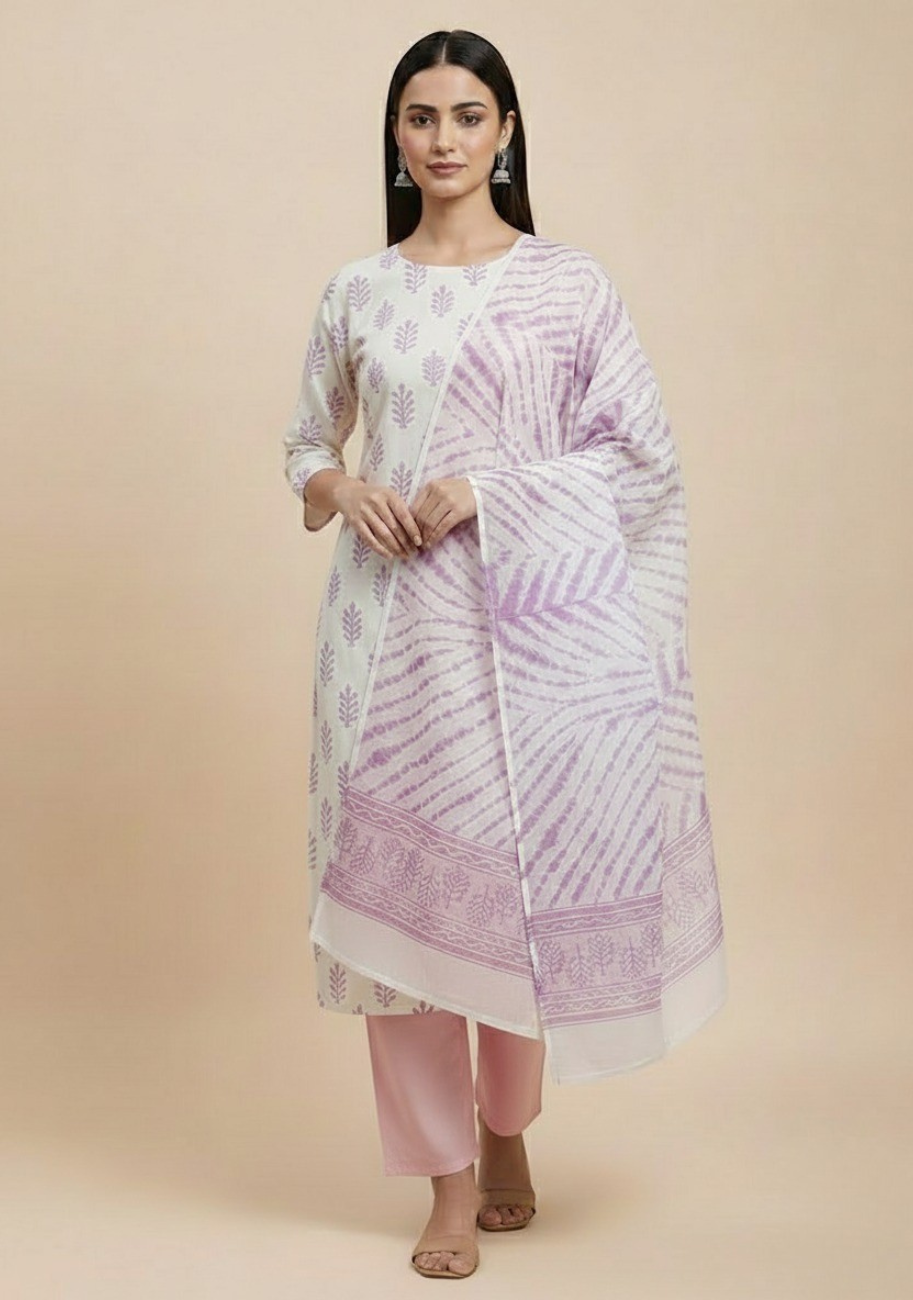 MTJPremium Printed Lawn 3pc Vol-4 D7