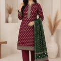 Bin Saeed Luxury Lawn 3Pc Suit Vol-4D4