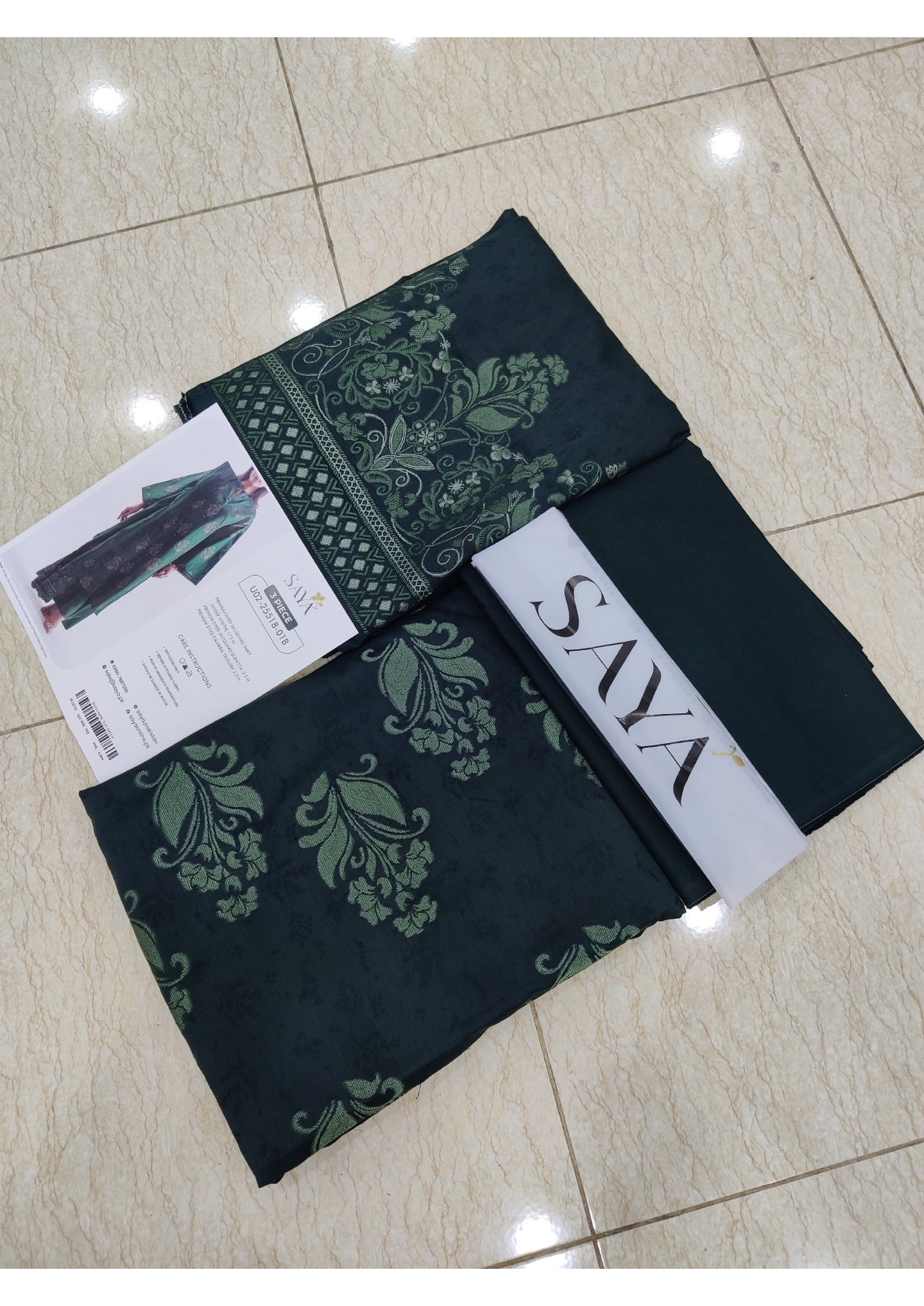 Saya Premium Jacquard 3pc D7