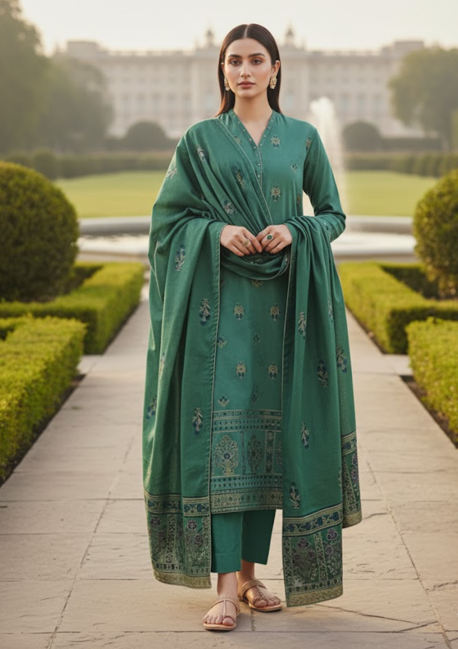 Saya Premium Jacquard 3pc D8