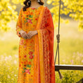 Bin Inam Printed Dhanak 3pc D8