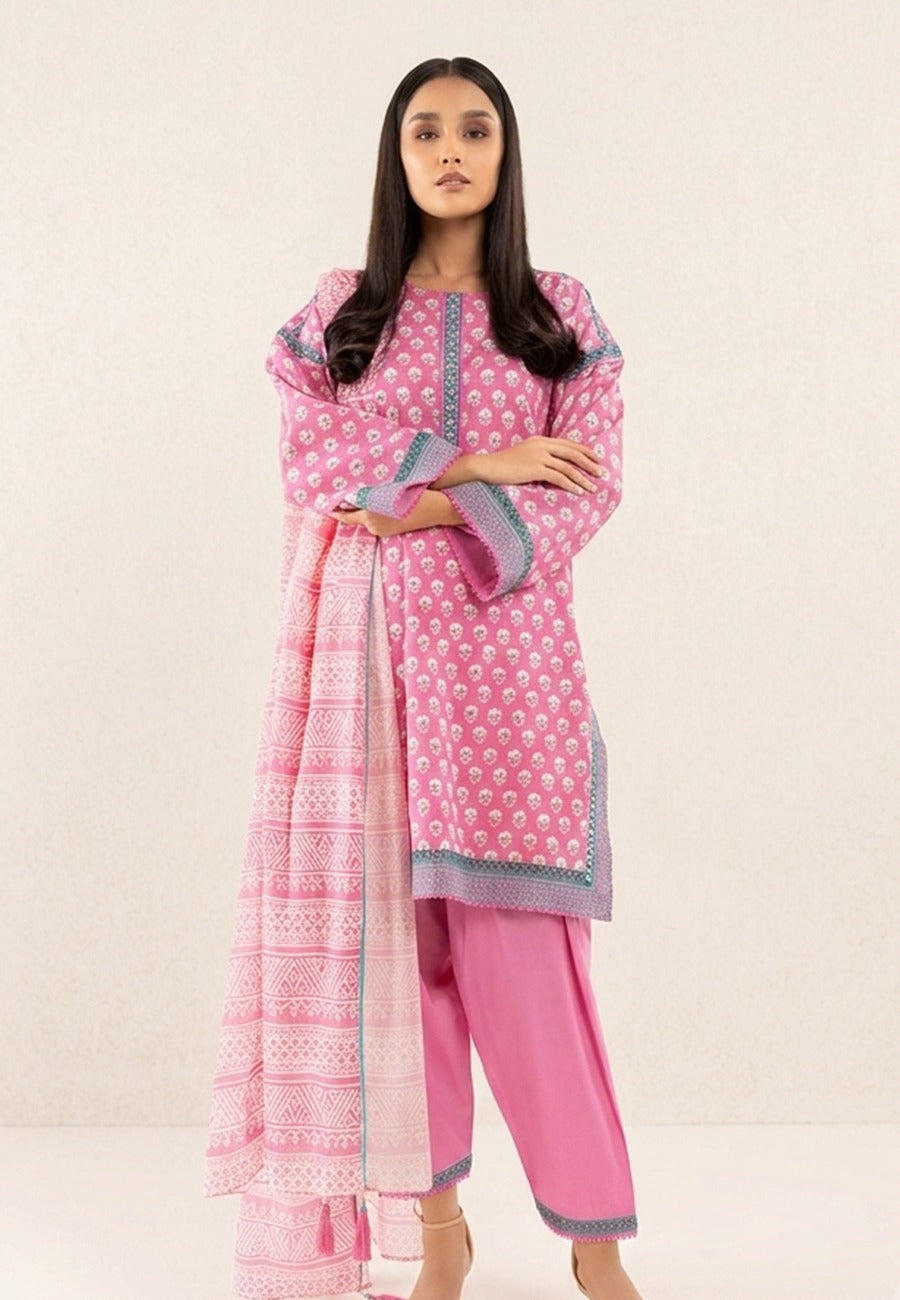 Alkaram Printed Luxury Lawn Shirt & DupattaD8