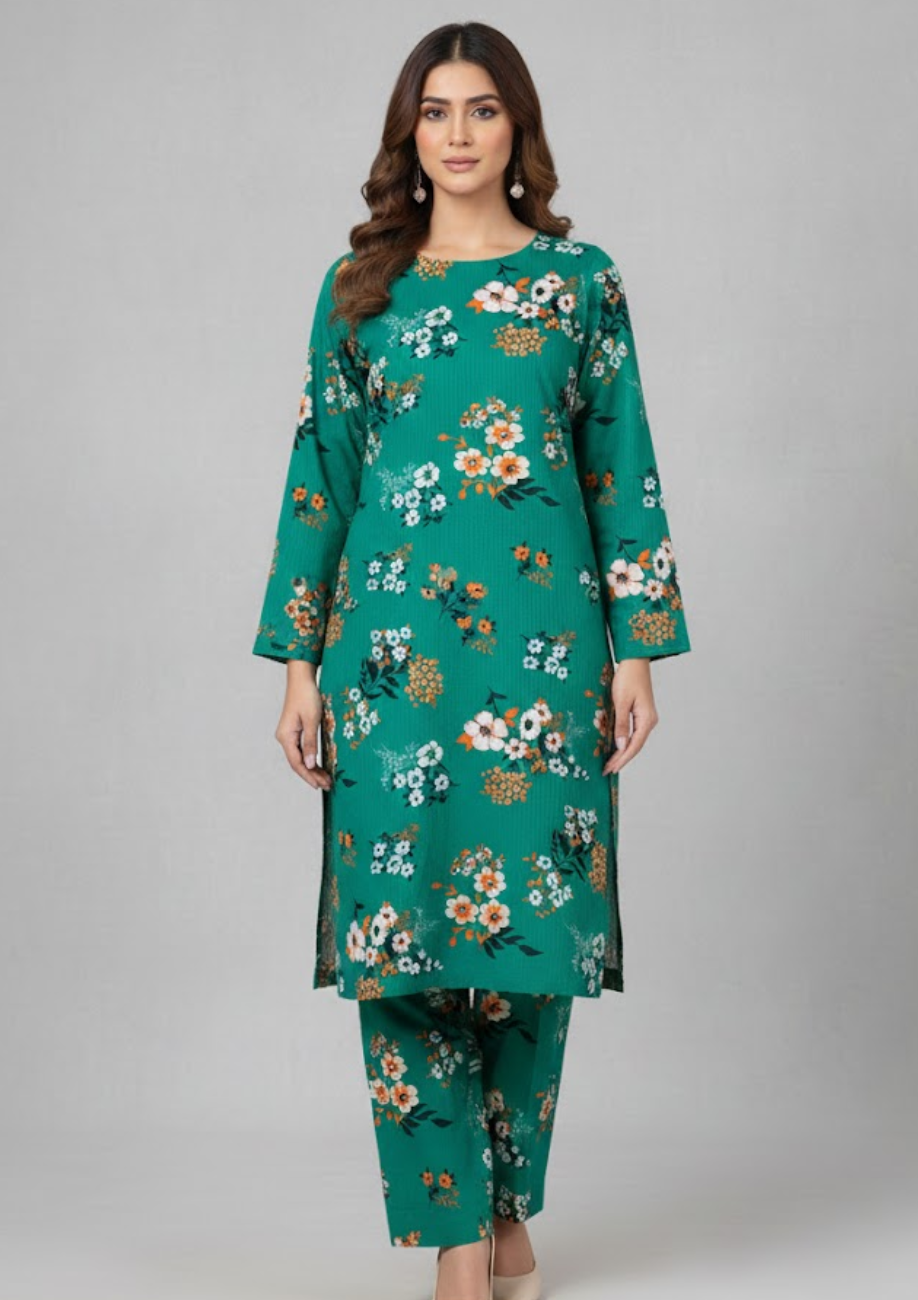 Sabeen Banadora Allover Linen 2pc D48