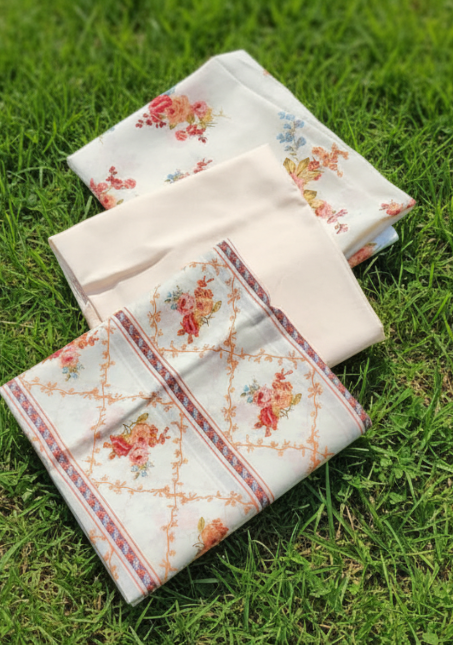 SAYA Premium Printed Lawn 3Pc Vol.08-D4