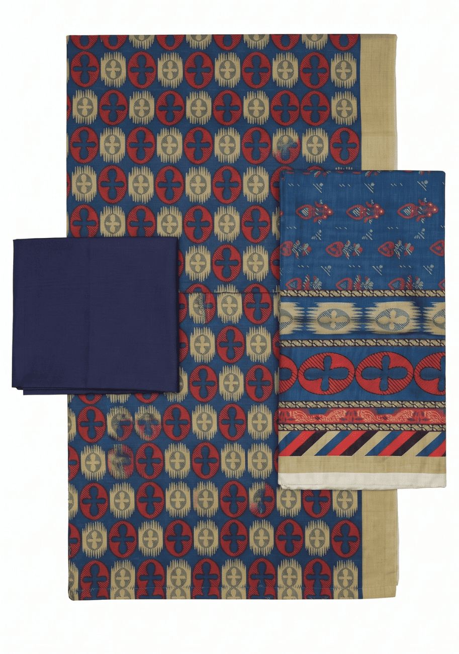 ALKARAM Printed Khaddar 3PC-V1-D4