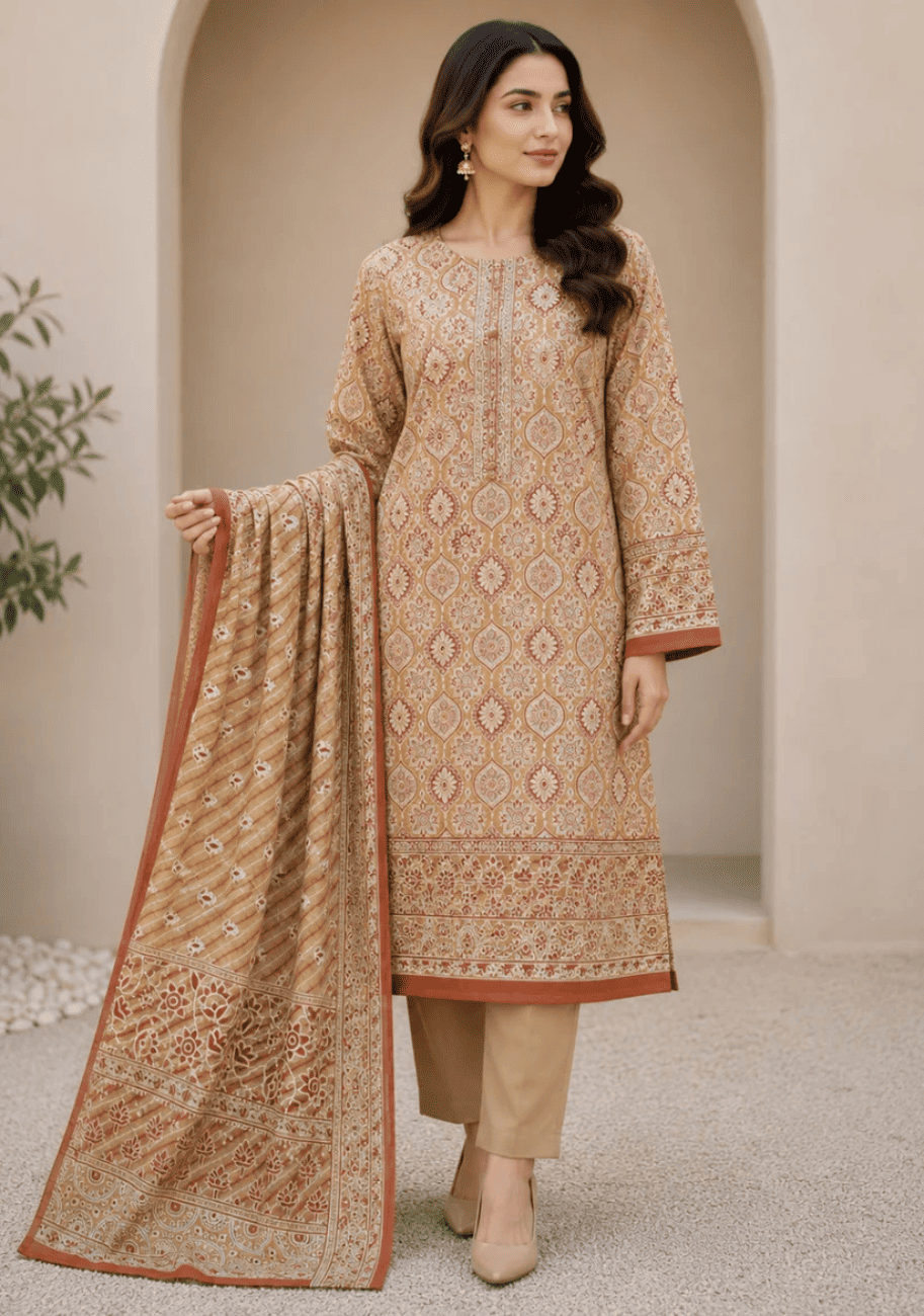 Nishat Luxury Printed Lawn 3pc Vol.4.D6