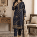 Bin Saeed Luxury Lawn 3Pc Suit Vol-4D5