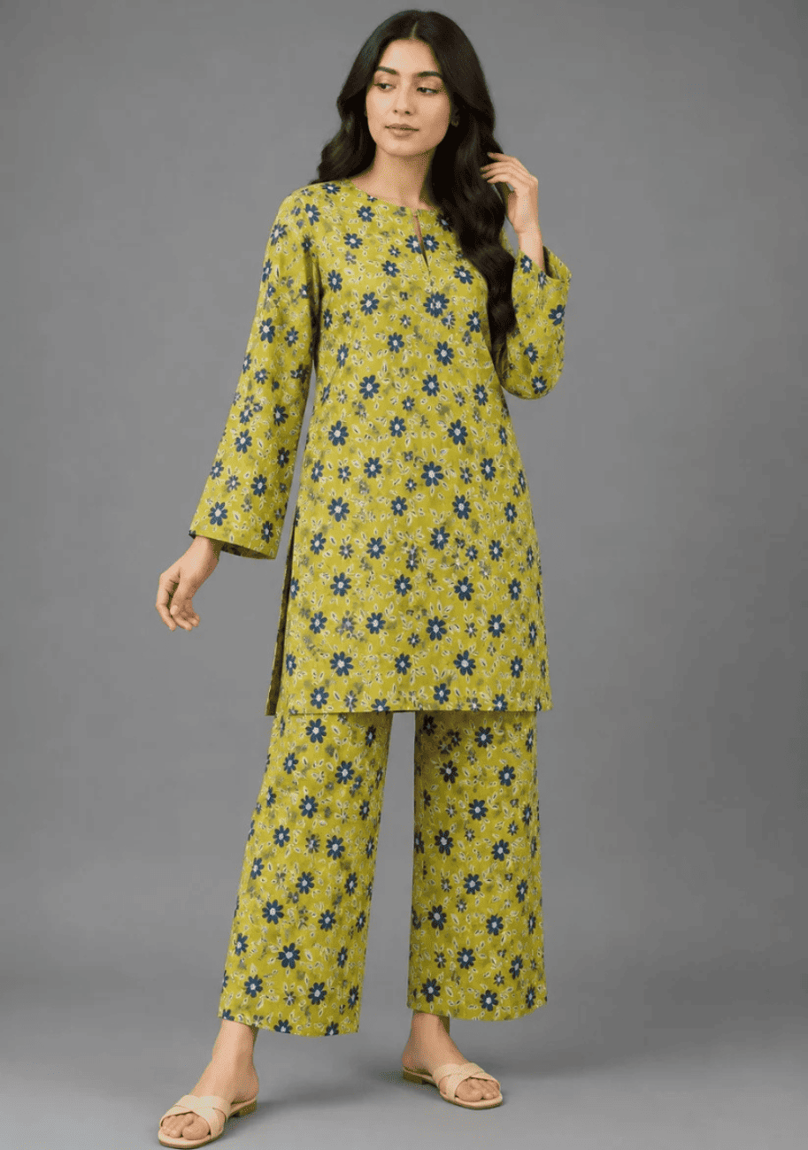 Sabeen  Allover Printed 2pc V4-D8