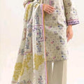 Saya Printed Cotton Khaddar 3pc D19