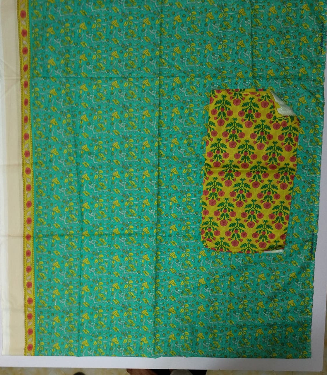 Alkaram Printed Luxury Lawn Shirt & DupattaD9