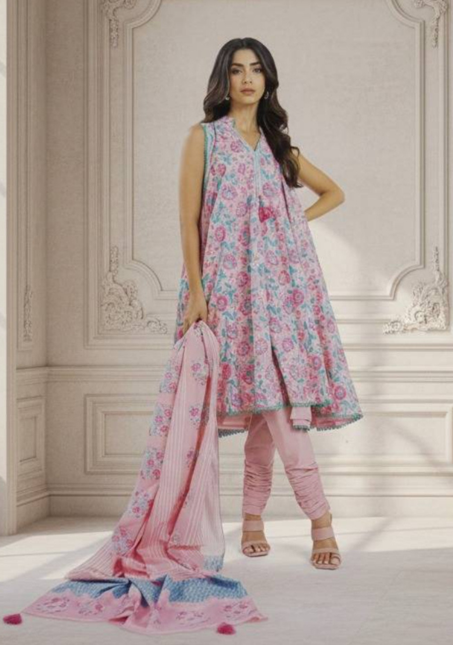 Alkaram Luxury Lawn 3Pc Suit Vol-2 D3