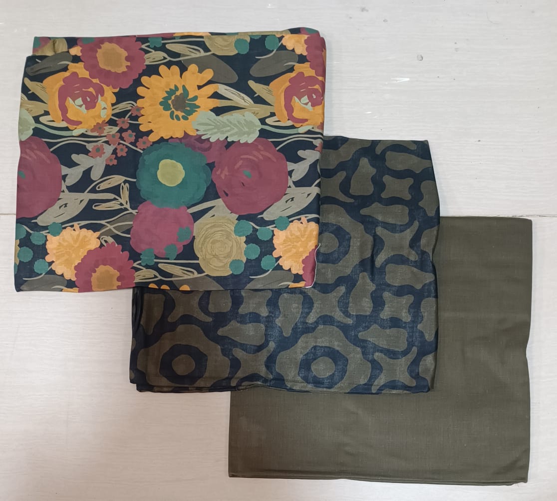 Alkaram Luxury Lawn 3Pc Suit Vol-1 D9