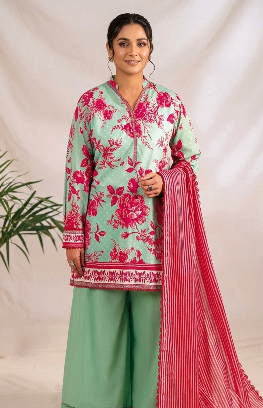 Almirah by J. Premium Digital Printed Lawn 3pc D1