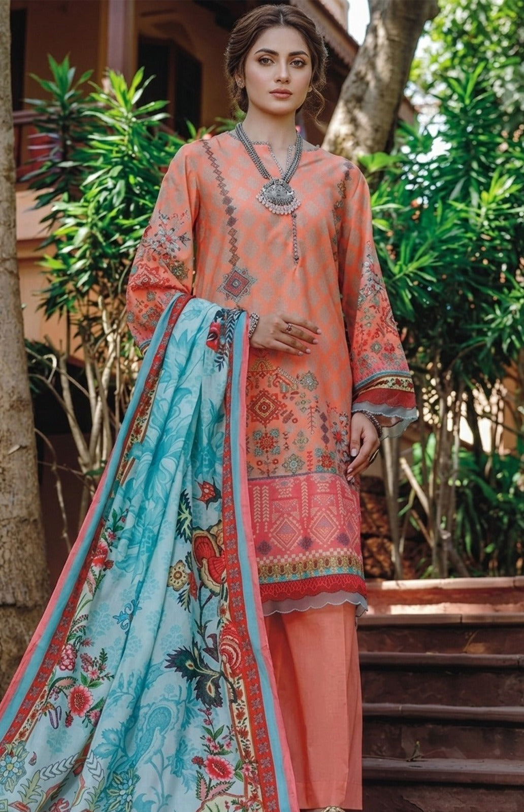 Almirah by J. Premium Digital Printed Lawn 3pc D3