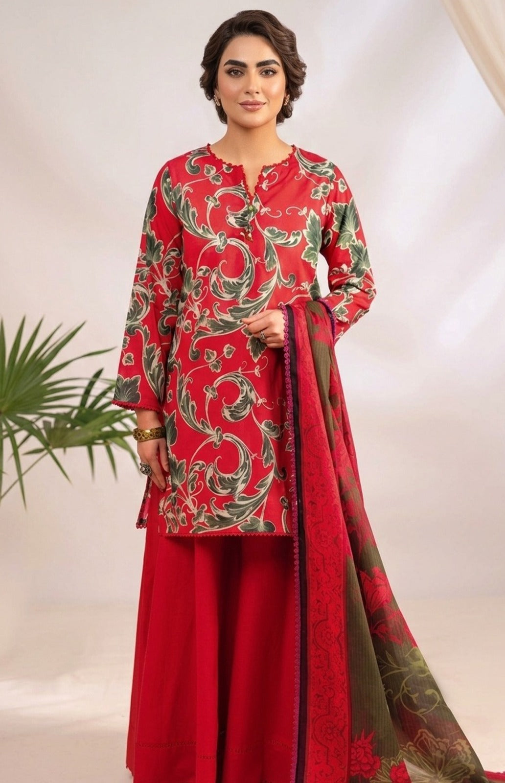 Almirah by J. Premium Digital Printed Lawn 3pc D5