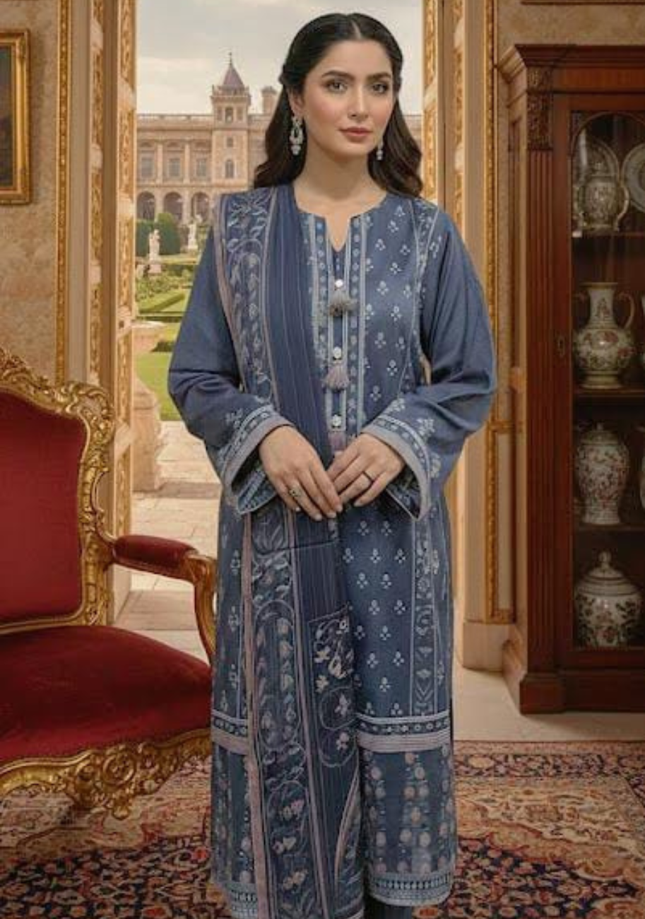 Asim Jofa Premium Printed Lawn 3pc Vol-3-D1