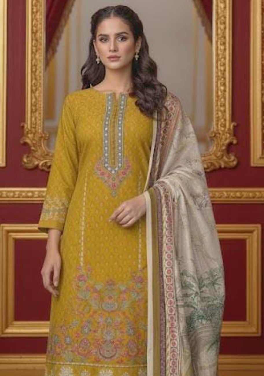 Asim Jofa Premium Printed Lawn 3pc Vol-3-D6