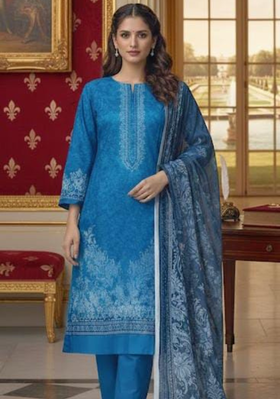 Asim Jofa Premium Printed Lawn 3pc Vol-3-D8