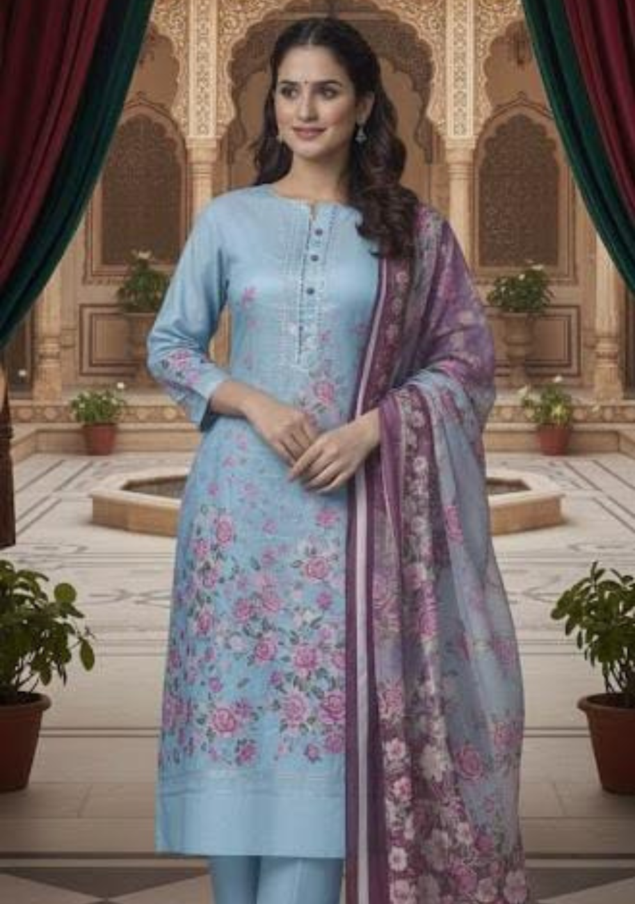 Asim Jofa Premium Printed Lawn 3pc Vol-3-D4