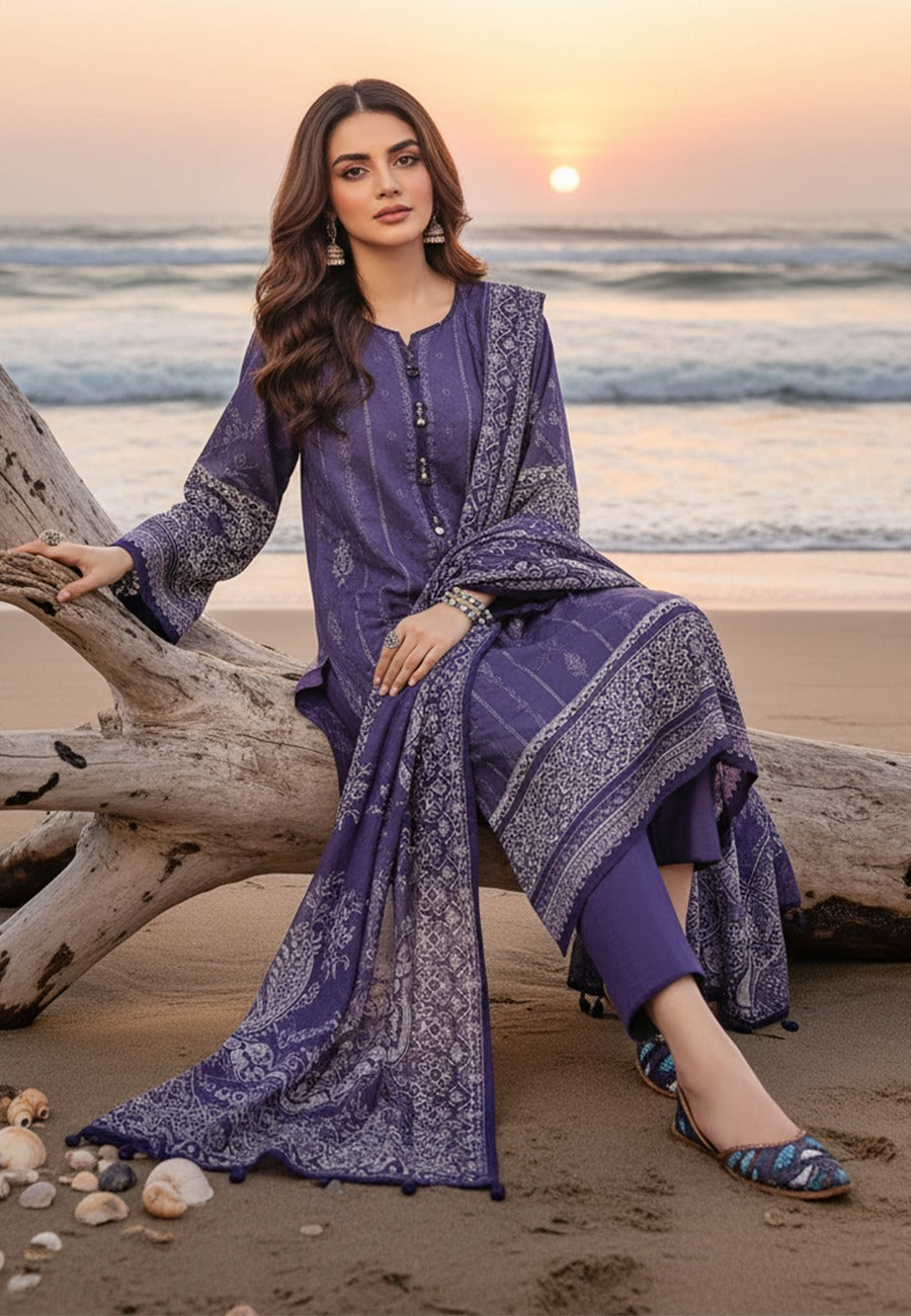 Asim Jofa Premium Printed Lawn 3pc Vol-4-D1