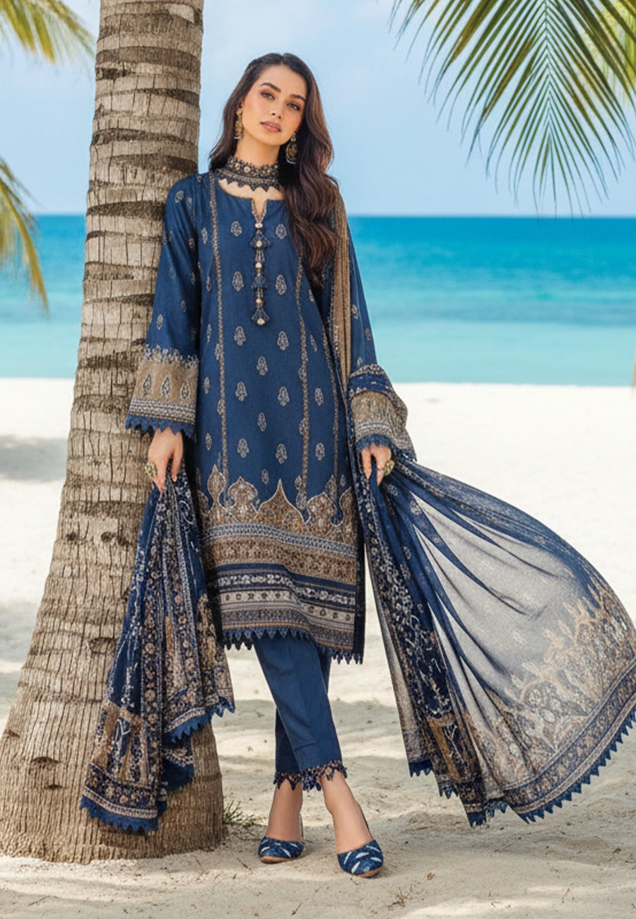 Asim Jofa Premium Printed Lawn 3pc Vol-4-D3