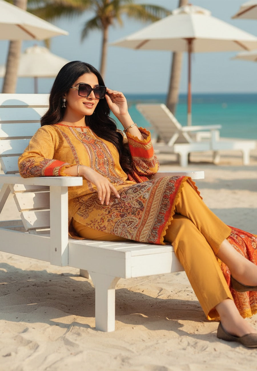 Asim Jofa Premium Printed Lawn 3pc Vol-4-D8