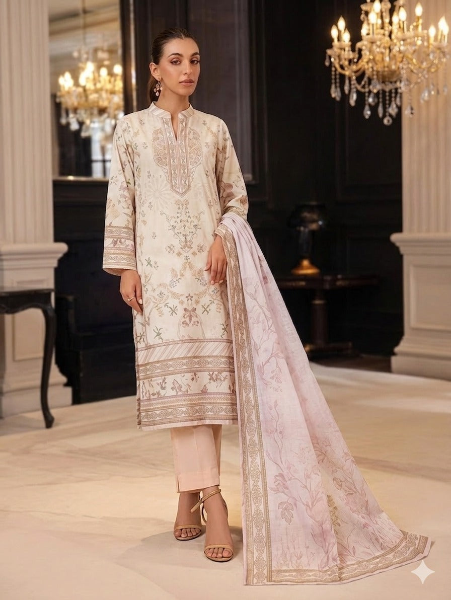 Asim Jofa Premium Printed Lawn 3pc Vol-5-D2