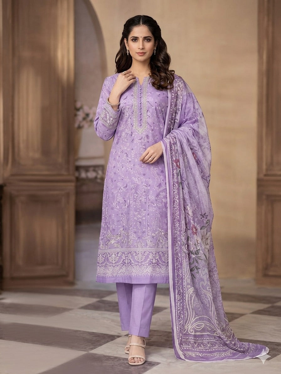 Asim Jofa Premium Printed Lawn 3pc Vol-5-D6
