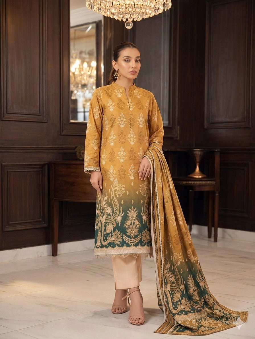 Asim Jofa Premium Printed Lawn 3pc Vol-5-D7