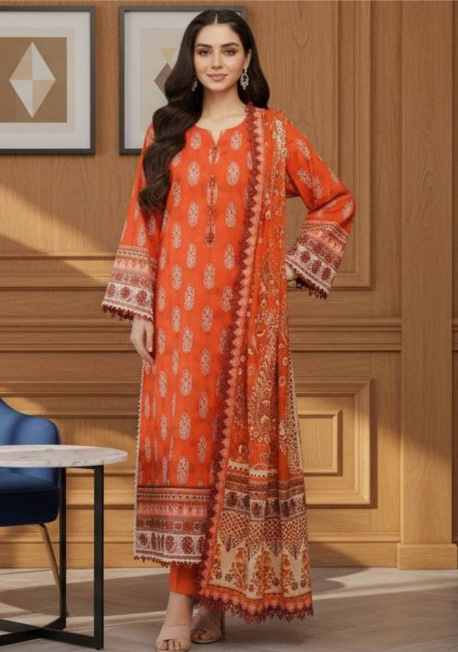 Asim Jofa Premium Printed Lawn 3pc Vol-2 D6