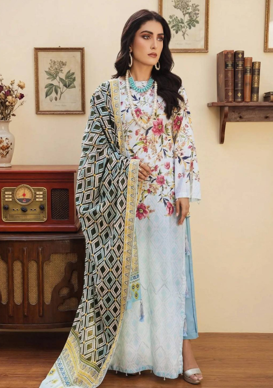 Mizaj By Bin Inam Printed Lawn 3pc Vol.1 D4