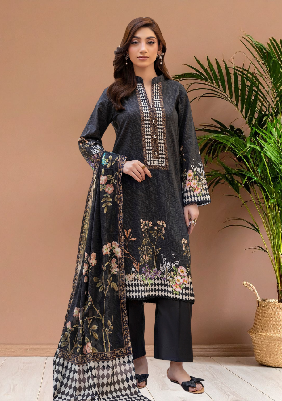 Salina Regalia Digital Printed Lawn 3pc Vol-2 D2