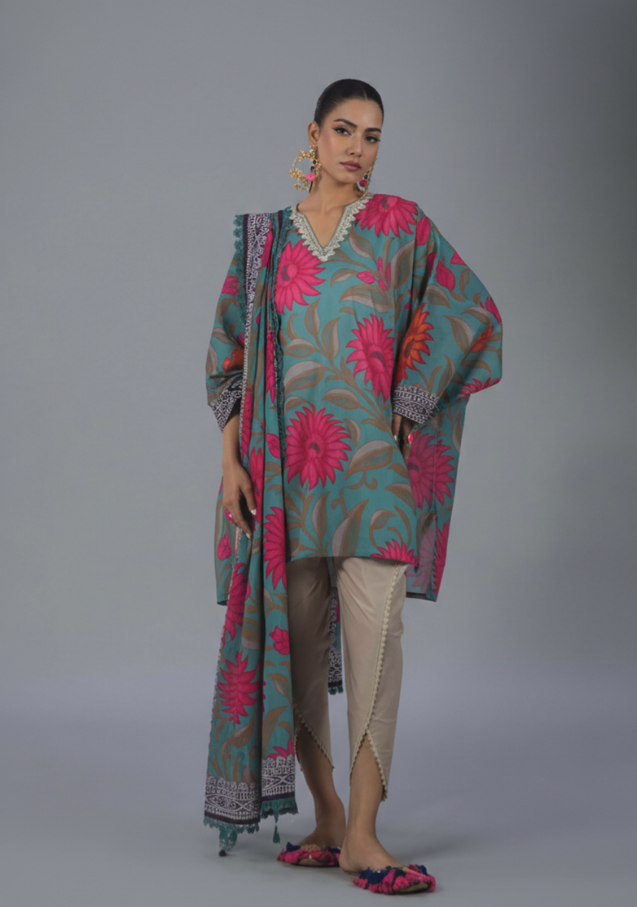 Sana Safinaz Digital Printed Lawn 3pc D2