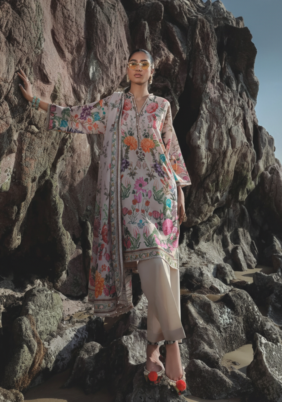 Sana Safinaz Digital Printed Lawn 3pc D3