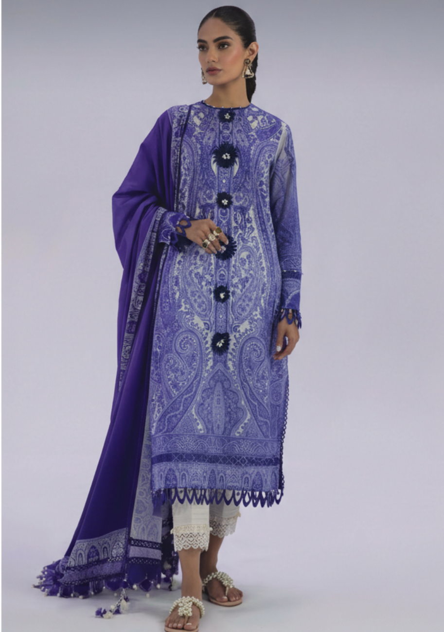 Sana Safinaz Digital Printed Lawn 3pc D6