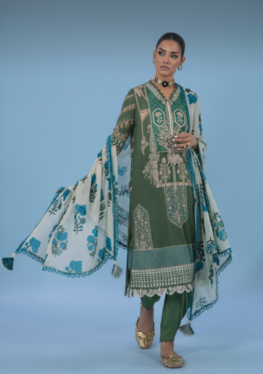 Sana Safinaz Digital Printed Lawn 3pc D8