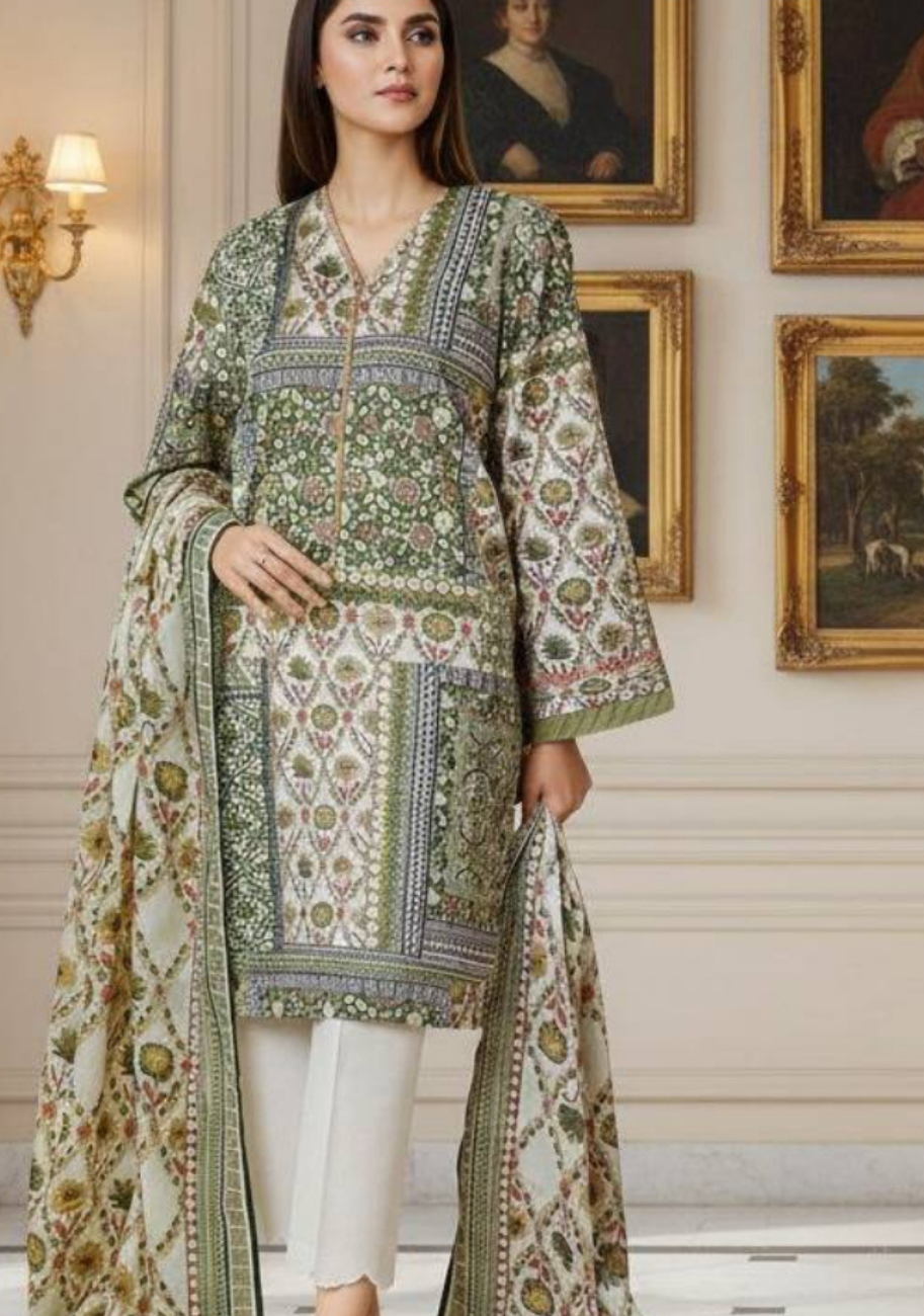 SAYA Premium Printed Lawn 3Pc Vol.01-D4