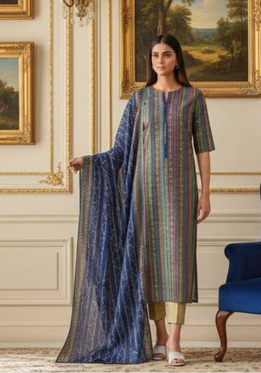 SAYA Premium Printed Lawn 3Pc Vol.01-D5