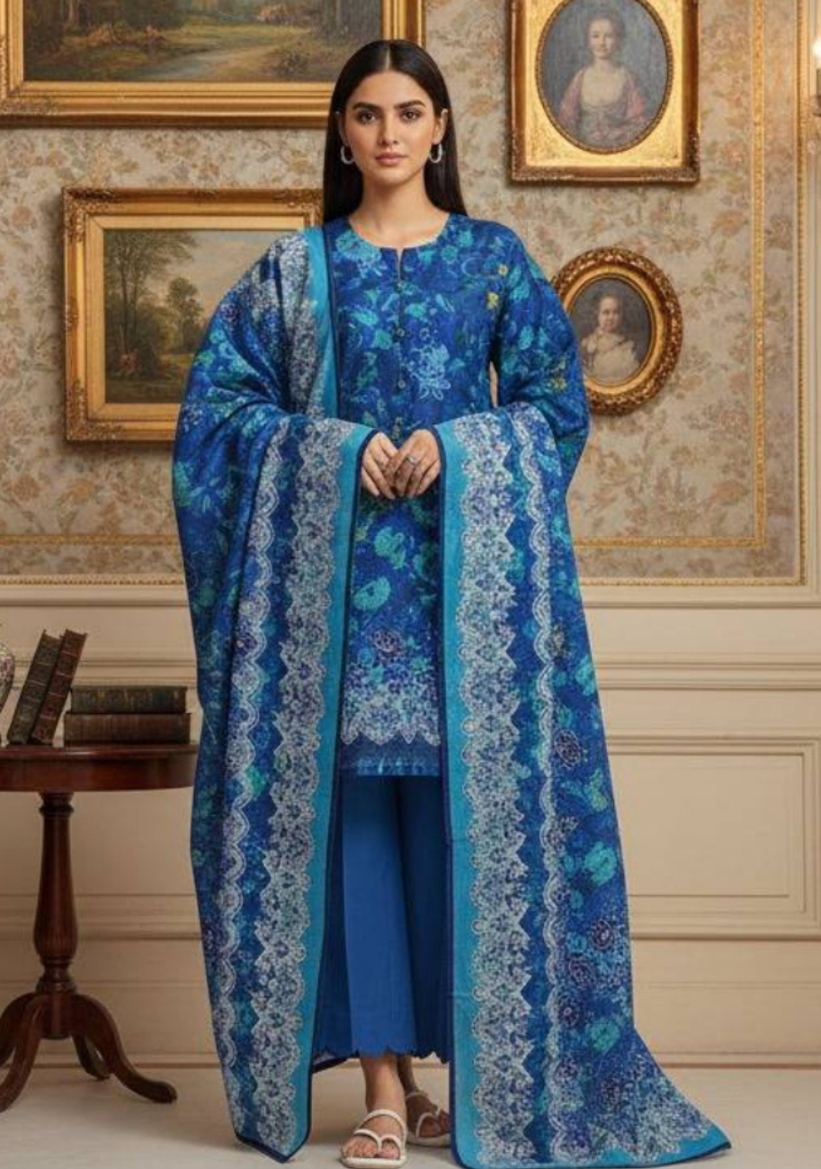 SAYA Premium Printed Lawn 3Pc Vol.01-D6